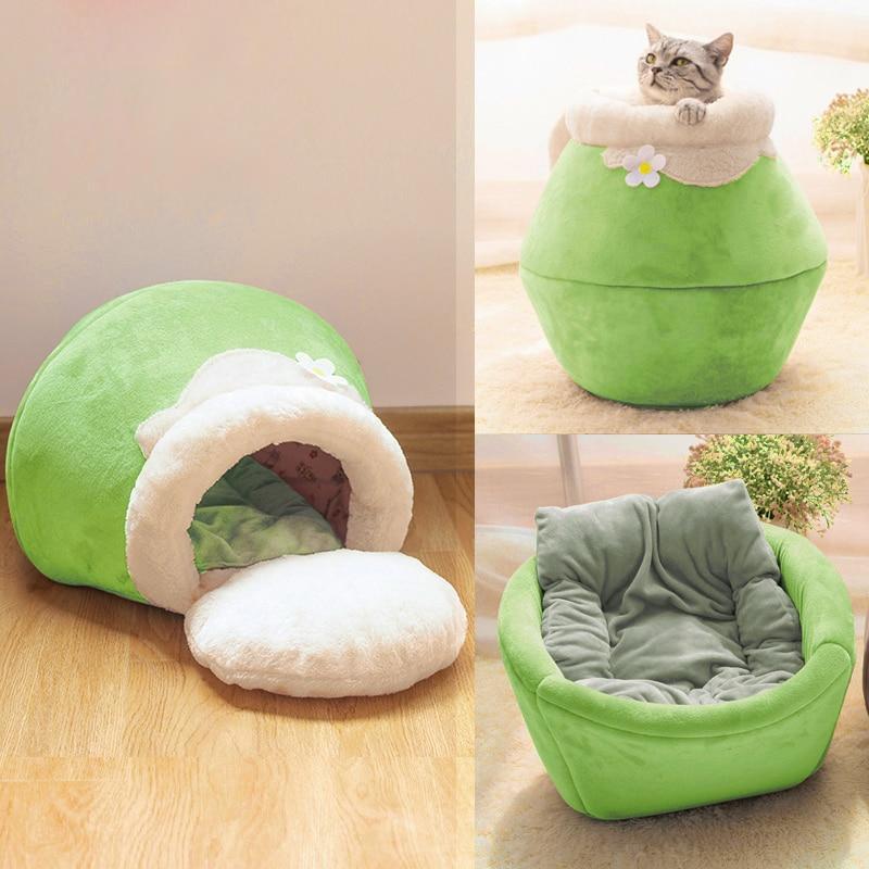 FluffNest™ | 3-in-1 Foldable Plush & Soft Cat Bed - PetsLoveSurprises