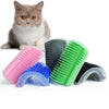 Cat Self Groomer Massage | Wall Corner Hair Brush - PetsLoveSurprises