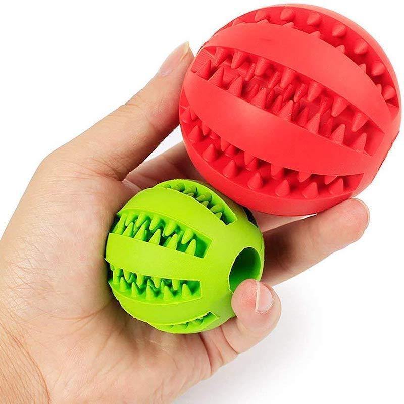 Treat Dispenser Ball | Natural Rubber - PetsLoveSurprises