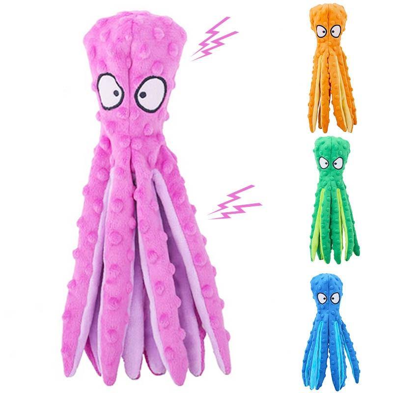 Octi the Octopus | Chew Squeaky Toy - PetsLoveSurprises