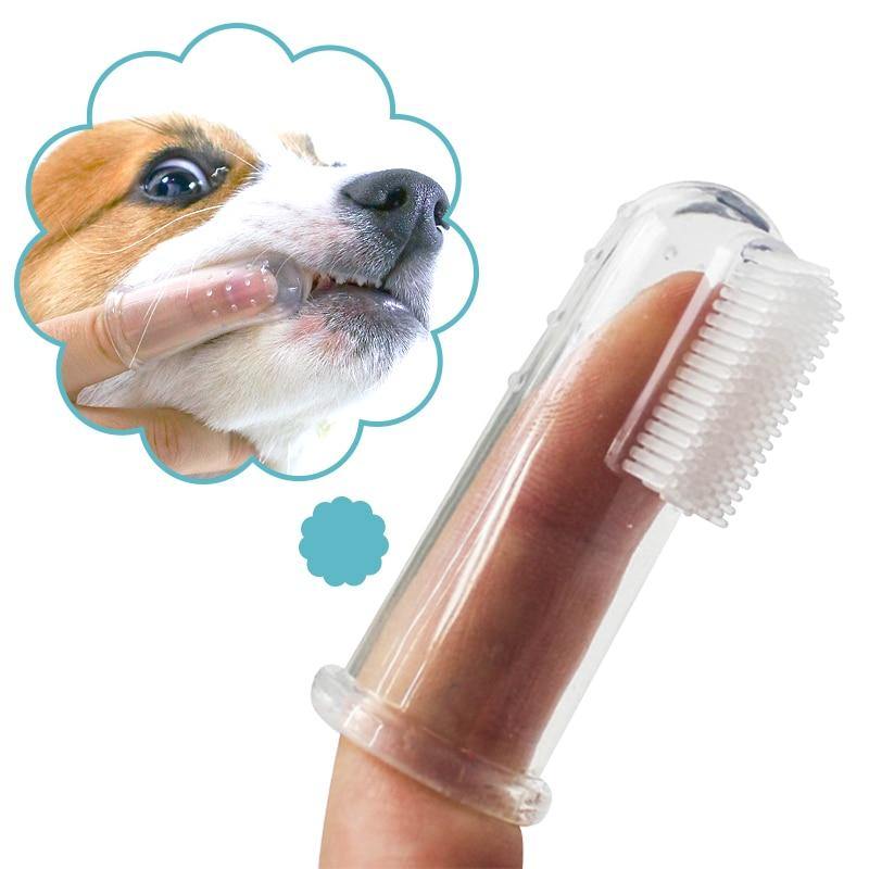 Puppy Finger Toothbrush | Soft Silicone - Puppy Finger Toothbrush | Soft Silicone - PetsLoveSurprises-com