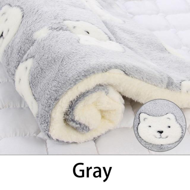 Furry Paw Sleeping Bed | Soft & Cuddly Pet Mat - Furry Paw Sleeping Bed | Soft & Cuddly Pet Mat - PetsLoveSurprises